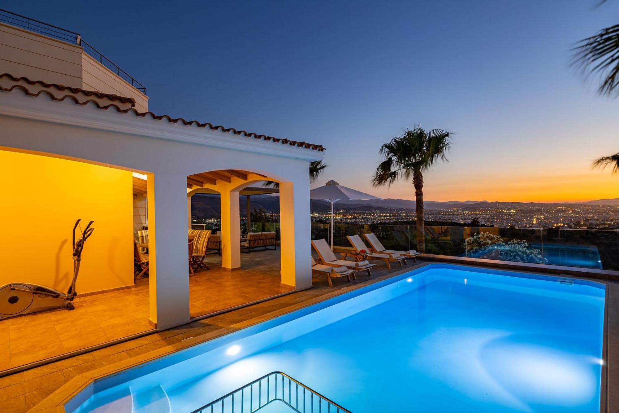 Karmilos hill villa La Canea Exterior foto