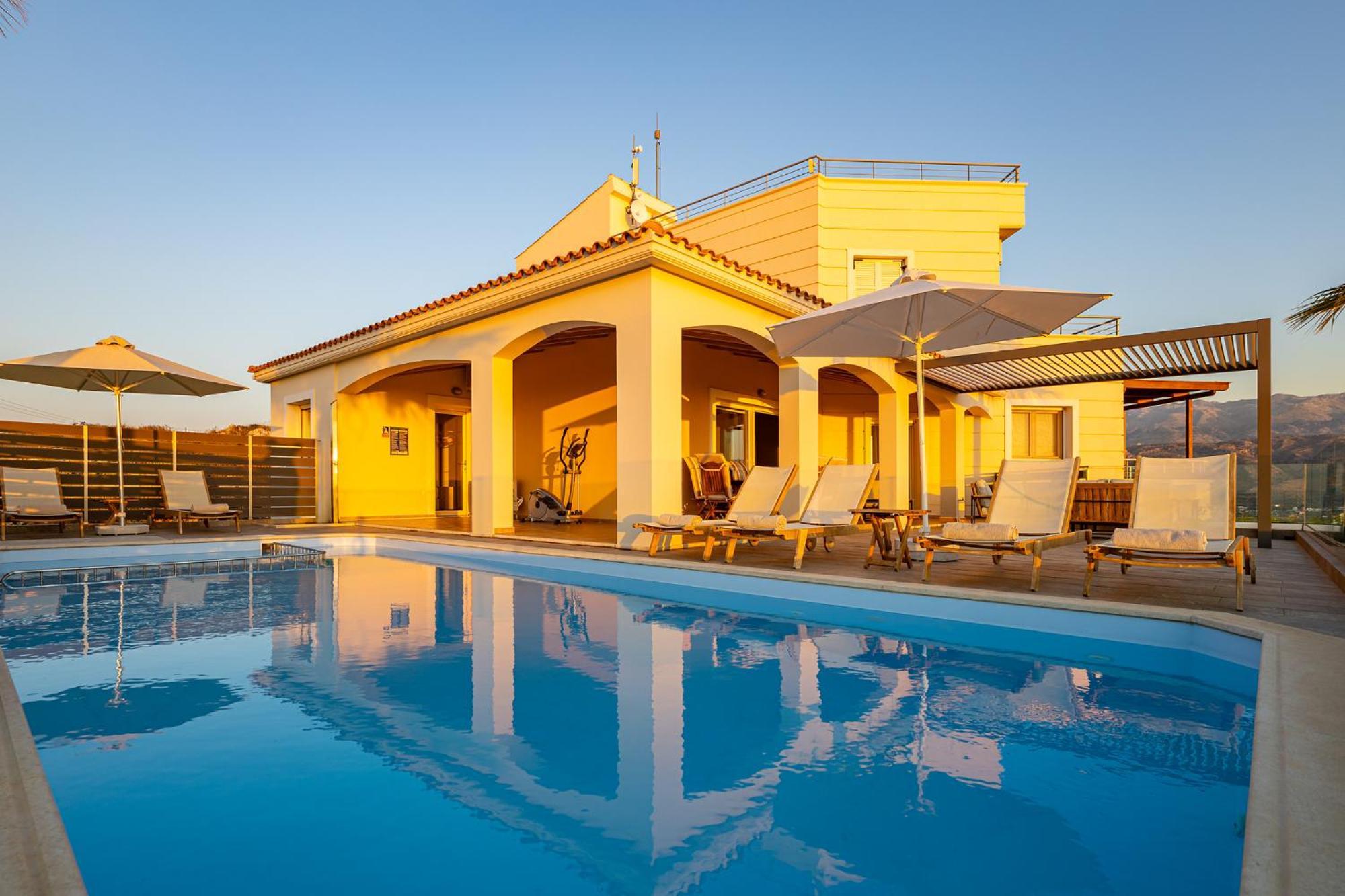 Karmilos hill villa La Canea Exterior foto