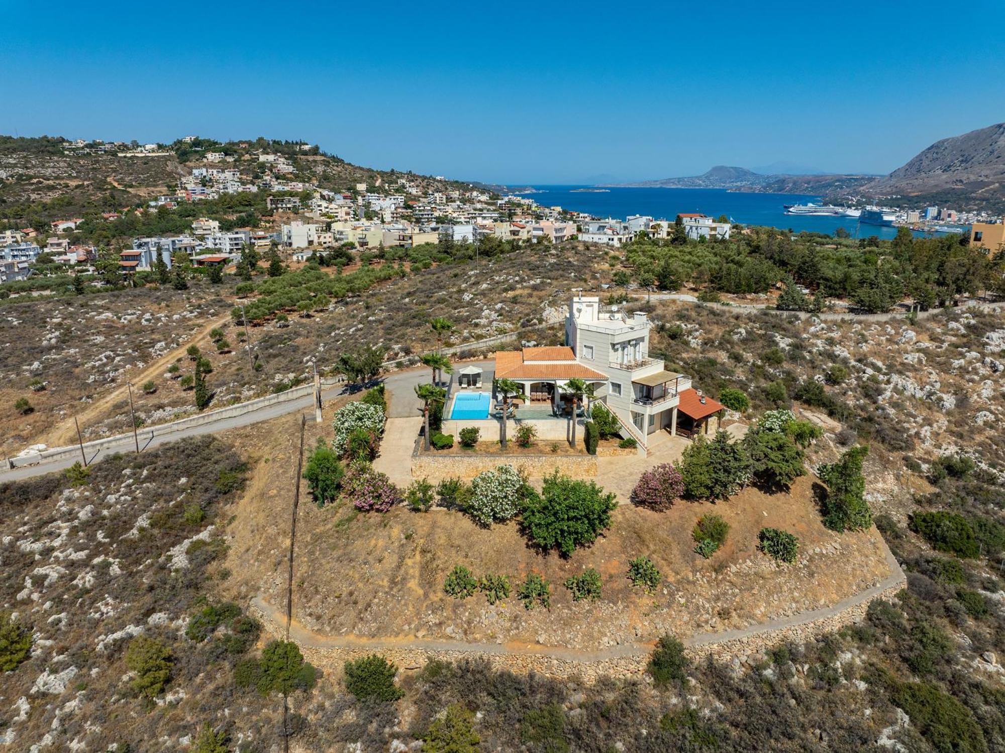 Karmilos hill villa La Canea Exterior foto