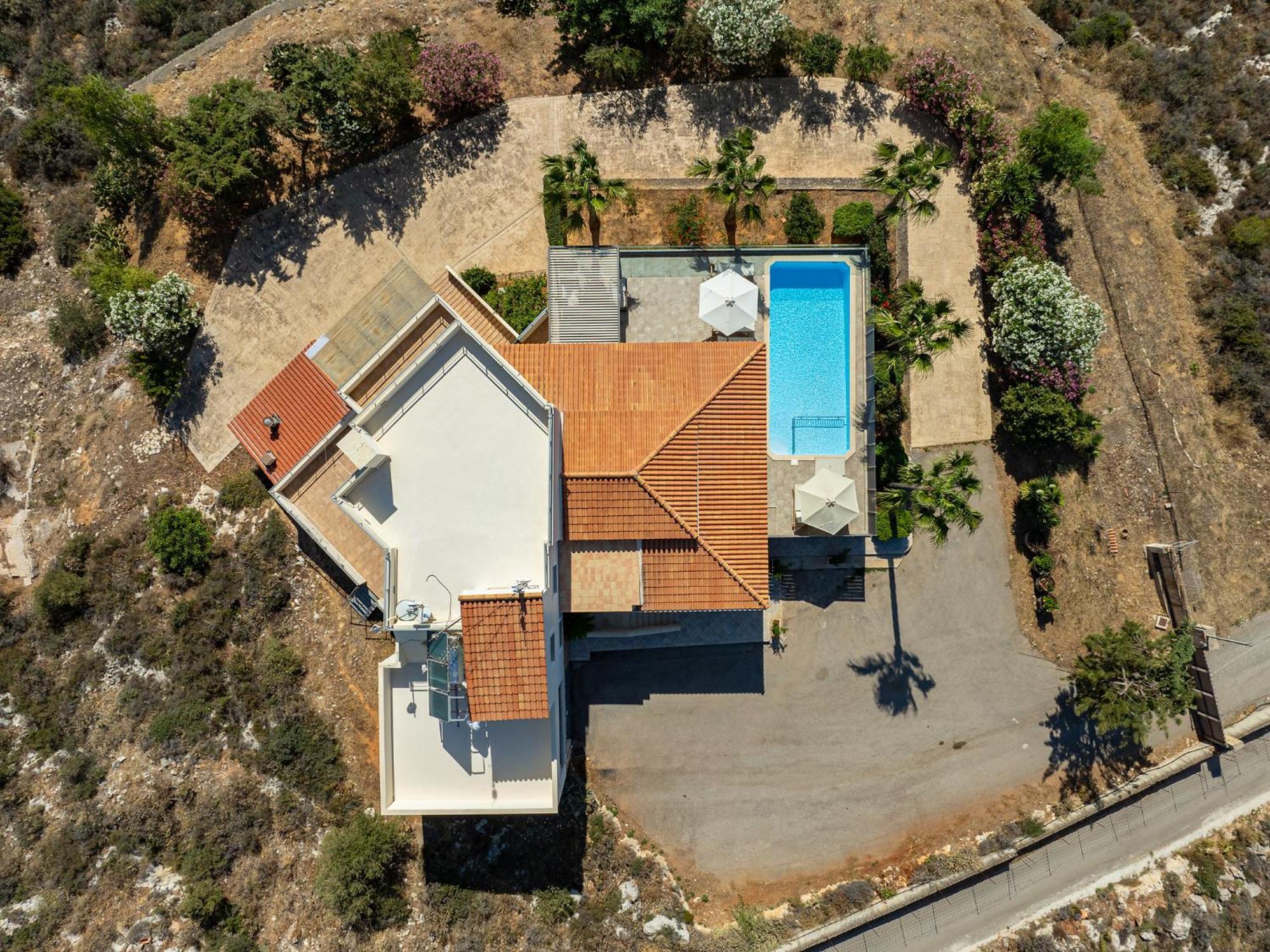 Karmilos hill villa La Canea Exterior foto