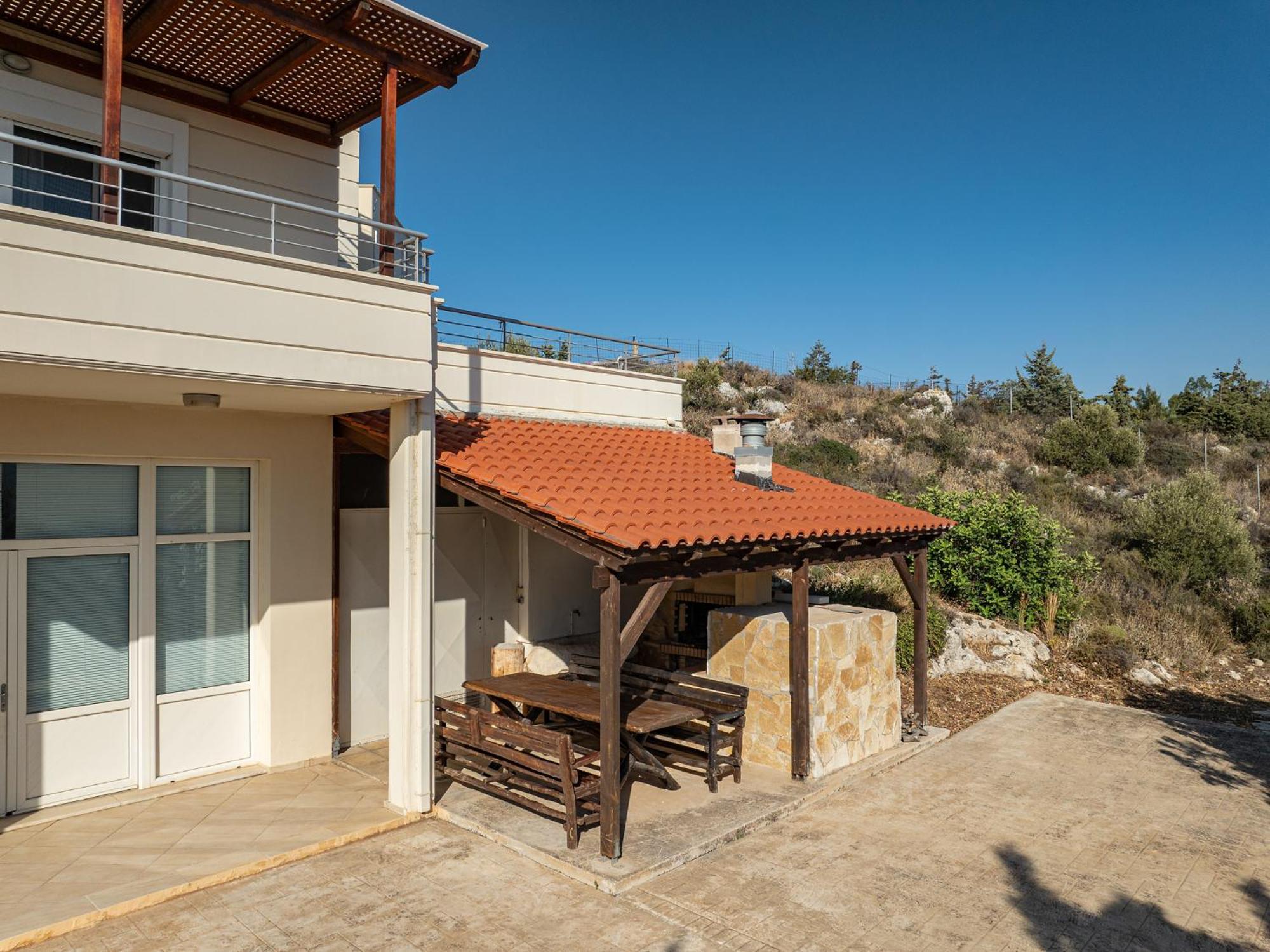Karmilos hill villa La Canea Exterior foto