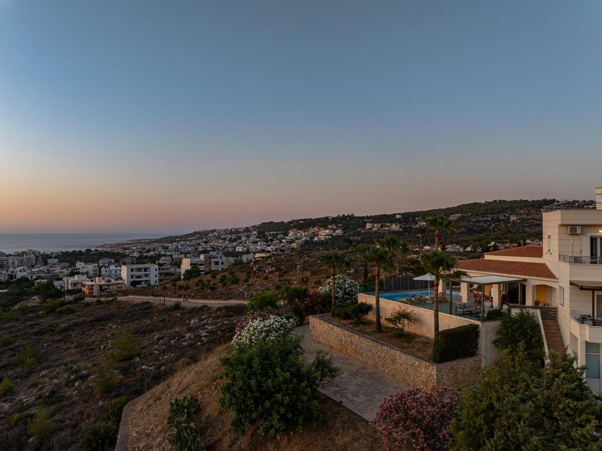 Karmilos hill villa La Canea Exterior foto