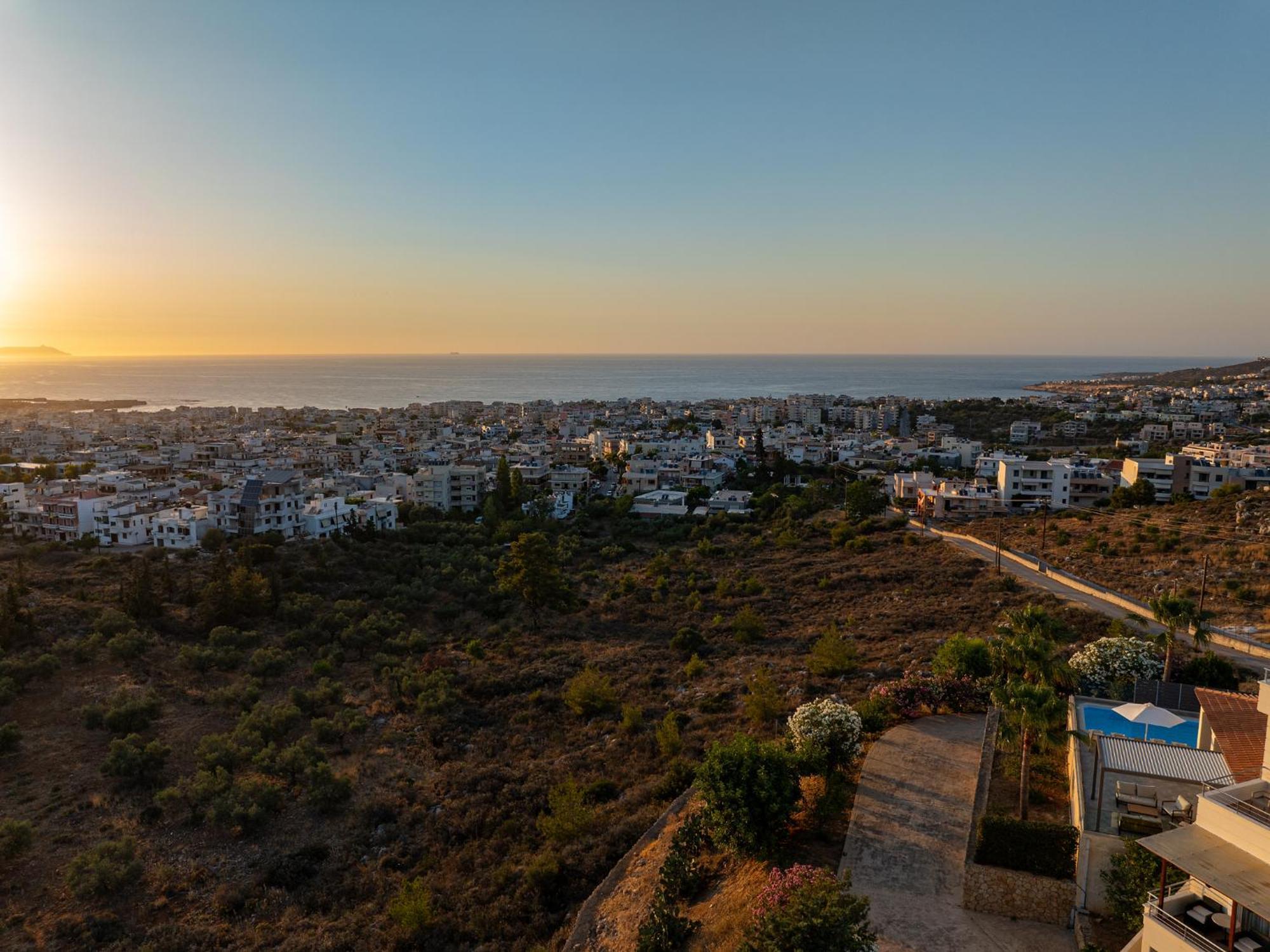 Karmilos hill villa La Canea Exterior foto