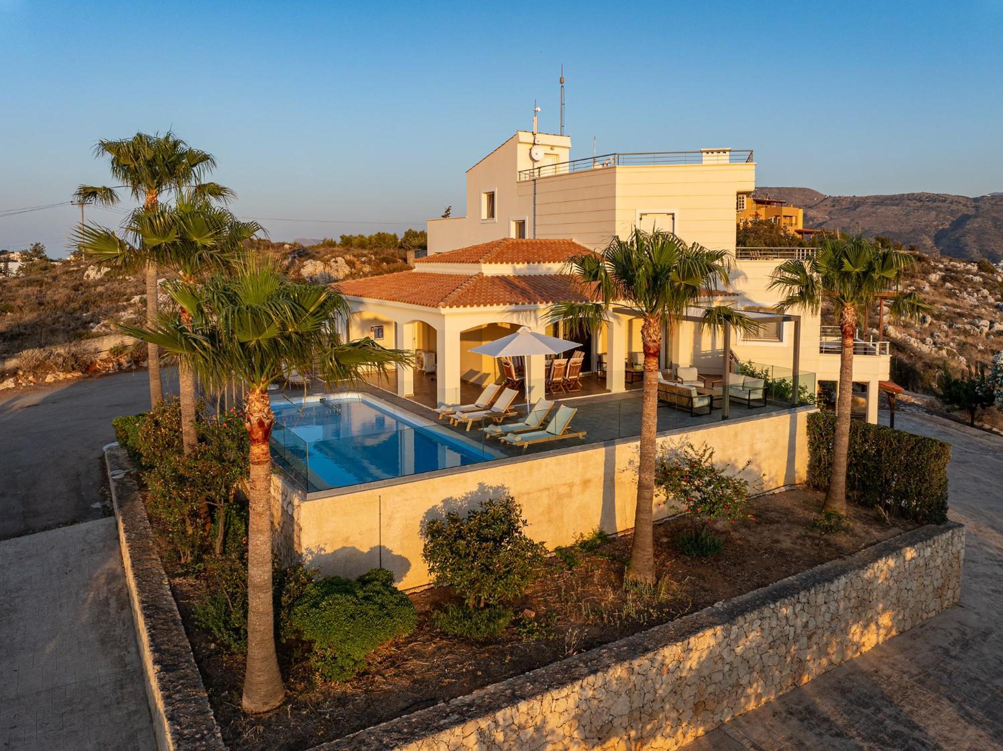 Karmilos hill villa La Canea Exterior foto