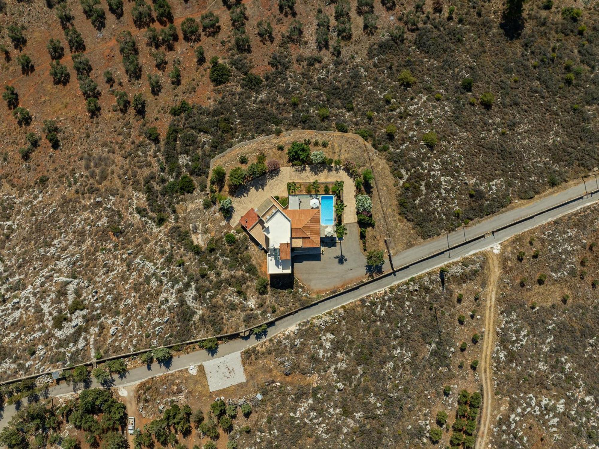 Karmilos hill villa La Canea Exterior foto