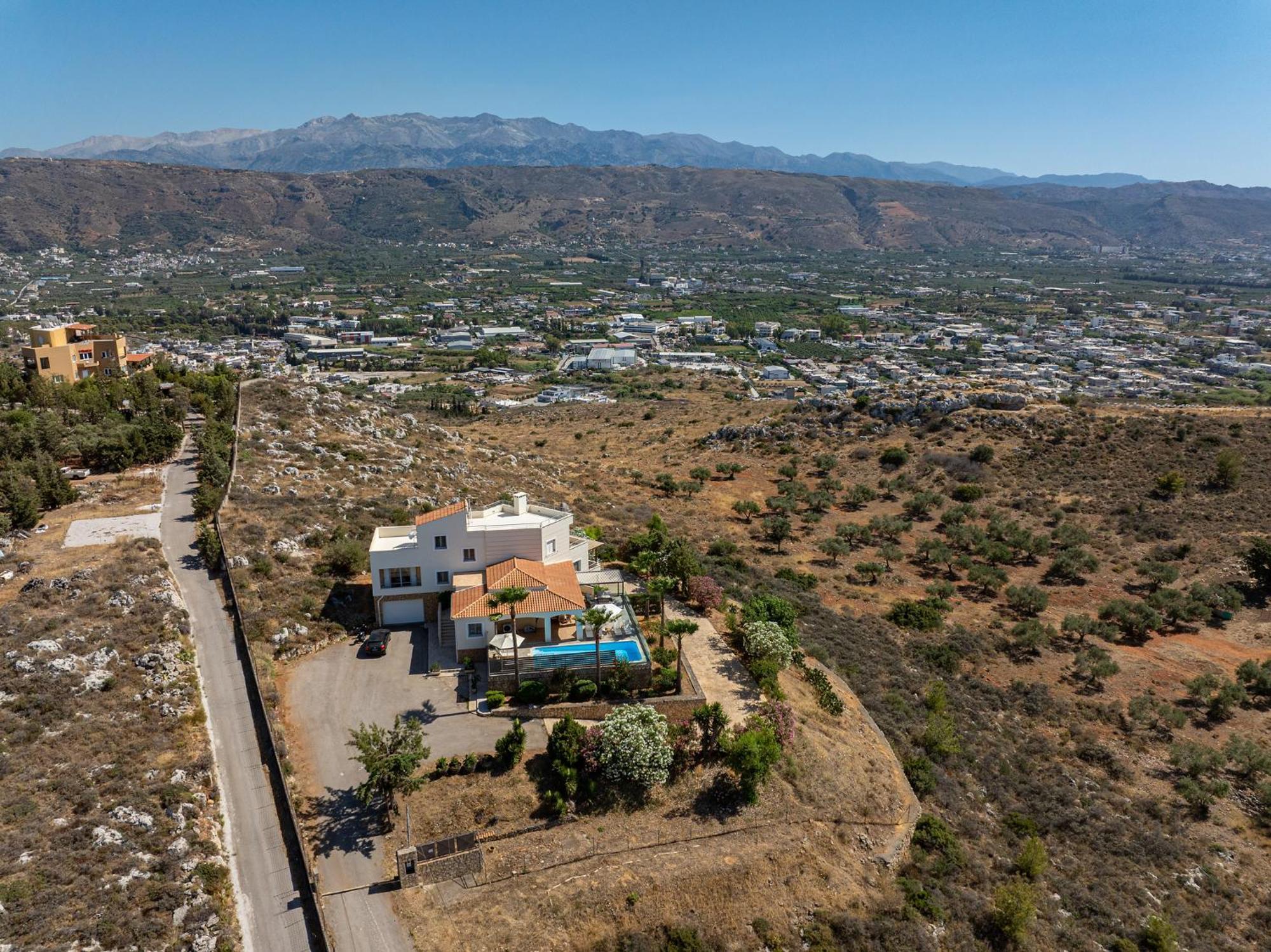 Karmilos hill villa La Canea Exterior foto